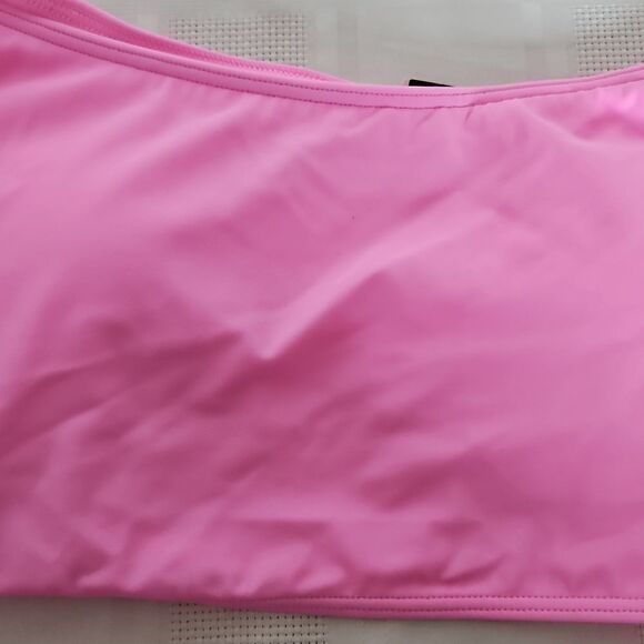Host Pick Victoria's Secret Off The Shoulder Lightly Padded Swim Top Small Pink - Picture 11 of 16